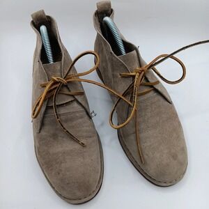 Hush Puppies‎ Tan Suede Oxford Shoes Comfort Lace-Up Men's Size 8